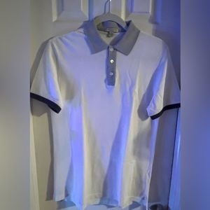 Burberry polo‎ S white shirt.
